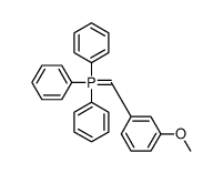 (3-methoxyphenyl)methylidene-triphenyl-λ5-phosphane Structure