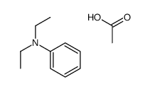 acetic acid,N,N-diethylaniline Structure