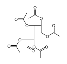 [(2R,3S,4S,5R)-1,2,4,5-tetraacetyloxy-6-oxo-hexan-3-yl] acetate结构式