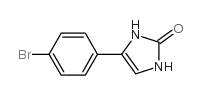 4-(4-Bromo-phenyl)-1,3-dihydro-imidazol-2-one结构式