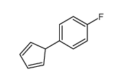 p-fluorophenylcyclopentadiene Structure