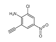 2-chloro-6-(1-ethynyl)-4-nitroaniline结构式