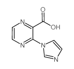 3-(1H-IMIDAZOL-1-YL)PYRAZINE-2-CARBOXYLIC ACID Structure