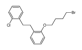 2-(4-bromobutoxy)-2'-chlorobibenzyl结构式