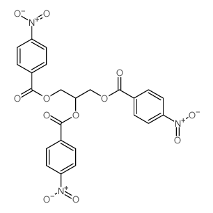 1,2,3-Propanetriol,1,2,3-tris(4-nitrobenzoate) Structure