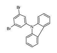 9-(3,5-Dibromophenyl)-9H-carbazole Structure