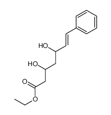 ethyl 3,5-dihydroxy-7-phenylhept-6-enoate Structure