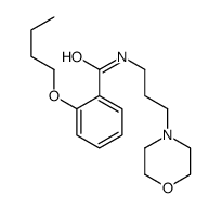 o-Butoxy-N-(3-morpholinopropyl)benzamide Structure