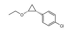 1-chloro-4-((1R,2R)-2-ethoxycyclopropyl)benzene结构式