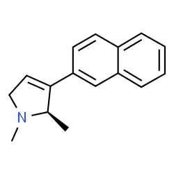 1H-Pyrrole,2,5-dihydro-1,2-dimethyl-3-(2-naphthalenyl)-,(2R)-(9CI) Structure