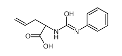 (2R)-2-(phenylcarbamoylamino)pent-4-enoic acid Structure