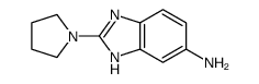 2-pyrrolidin-1-yl-3H-benzimidazol-5-amine Structure