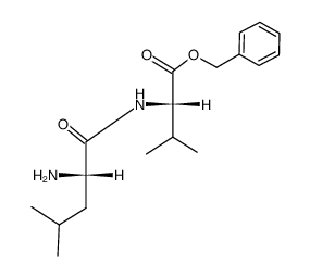 L-leucyl-L-valine benzyl ester structure
