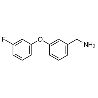 [3-(3-fluorophenoxy)phenyl]methanamine Structure