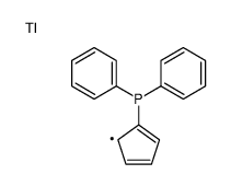 (1-diphenylphosphanylcyclopenta-2,4-dien-1-yl)thallium Structure