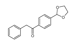 Ethanone, 1-[4-(1,3-dioxolan-2-yl)phenyl]-2-phenyl- picture