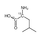 2-amino-4-methylpentanoic acid结构式