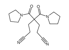 4,4-bis(pyrrolidine-1-carbonyl)heptanedinitrile Structure