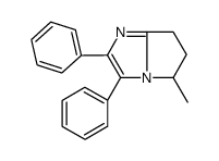 5-methyl-2,3-diphenyl-6,7-dihydro-5H-pyrrolo[1,2-a]imidazole结构式