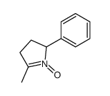 5-methyl-1-oxido-2-phenyl-3,4-dihydro-2H-pyrrol-1-ium结构式