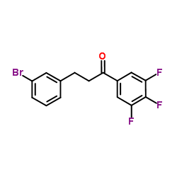 3-(3-Bromophenyl)-1-(3,4,5-trifluorophenyl)-1-propanone picture