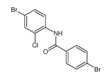 Benzamide, 4-bromo-N-(4-bromo-2-chlorophenyl) Structure