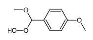 1-(hydroperoxy(methoxy)methyl)-4-methoxybenzene Structure