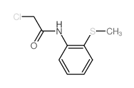 2-Chloro-N-(2-methylsulfanyl-phenyl)-acetamide结构式