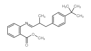 2-[[3-[4-(1,1-二甲基乙基)苯基]-2-甲基亚丙基]氨基]苯甲酸甲酯图片