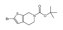 2-Methyl-2-propanyl 2-bromo-4,7-dihydrothieno[2,3-c]pyridine-6(5H )-carboxylate structure