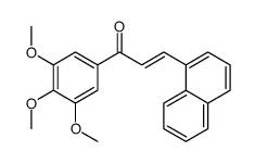 3-naphthalen-1-yl-1-(3,4,5-trimethoxyphenyl)prop-2-en-1-one Structure