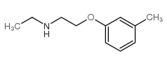 N-ethyl-2-(3-methylphenoxy)ethanamine structure