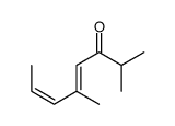 2,5-dimethylocta-4,6-dien-3-one Structure