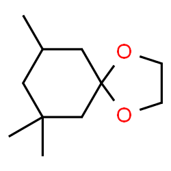 7,7,9-Trimethyl-1,4-dioxaspiro[4.5]decane结构式