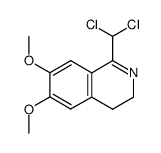 1-dichloromethyl-6,7-dimethoxy-3,4-dihydro-isoquinoline结构式