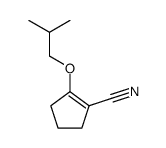 2-isobutoxy-cyclopent-1-enecarbonitrile Structure