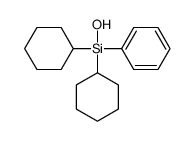 dicyclohexyl-hydroxy-phenylsilane结构式