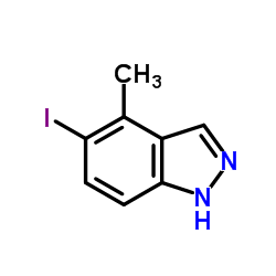 5-碘-4-甲基-1H-吲唑结构式