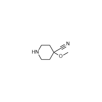 4-Methoxypiperidine-4-carbonitrile structure