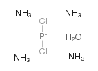 Tetraammineplatinum chloride hydrate Structure