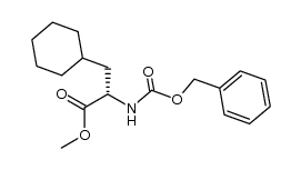 (S)-methyl 2-(((benzyloxy)carbonyl)amino)-3-cyclohexylpropanoate Structure