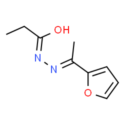 Propanoic acid,[1-(2-furanyl)ethylidene]hydrazide (9CI)结构式