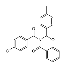 3-(4-chlorobenzoyl)-2-(4-methylphenyl)-2H-1,3-benzoxazin-4-one Structure