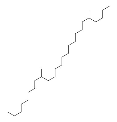 5,17-dimethylpentacosane Structure