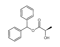 (R)-benzhydryl 2-hydroxypropanoate Structure