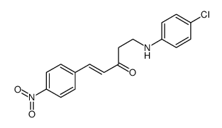 5-(4-chloroanilino)-1-(4-nitrophenyl)pent-1-en-3-one Structure