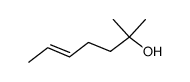 2-methyl-5-hepten-2-ol Structure