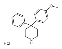 4-(4-methoxyphenyl)-4-phenylpiperidine,hydrochloride图片