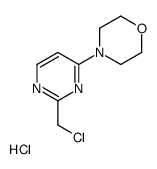 4-(2-(chloromethyl)pyrimidin-4-yl)morpholine HCl Structure