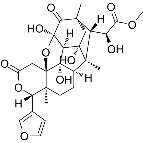 1-o-deacetyl-2alpha-hydroxykhayanolide e结构式